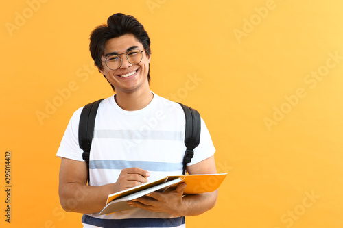 Portrait of handsome Asian ...