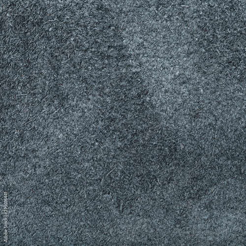 square background from dark gray suede close up