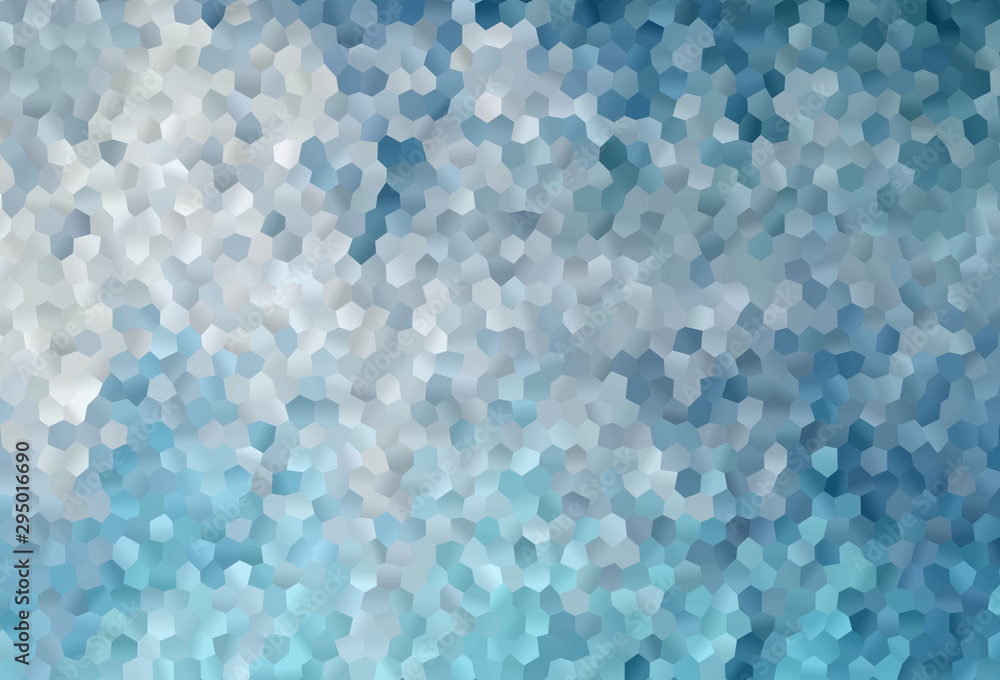 Light BLUE vector template in hexagonal style. Light BLUE vector template in hexagonal style.
