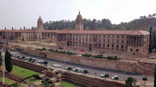 Aerial view of Union Buildings, Pretoria, South Africa
