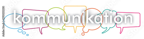 Sprechblasen Kommunikation Header