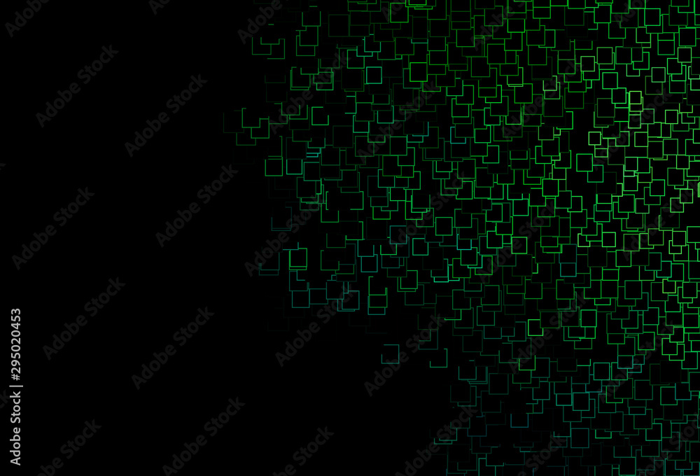 Dark Blue, Green vector pattern in square style. Dark Blue, Green vector pattern in square style.