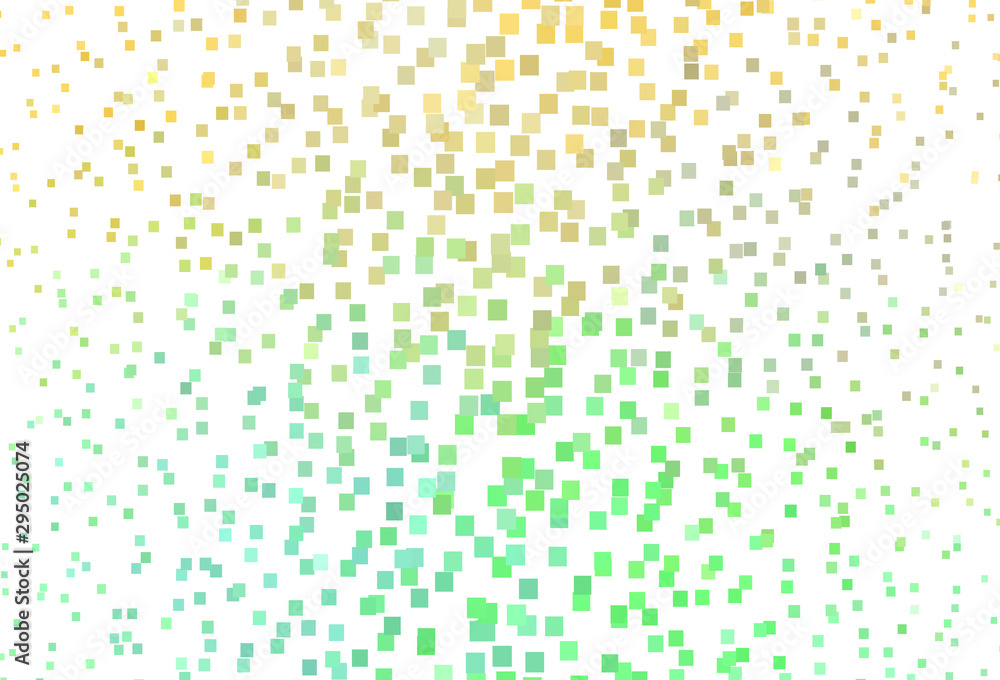 Light Green, Yellow vector background with rectangles. Light Green, Yellow vector background with rectangles.
