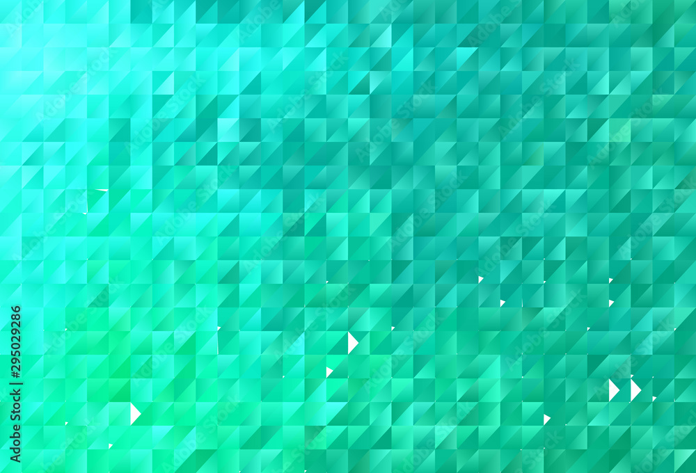 Light Green vector polygon abstract backdrop. Light Green vector polygon abstract backdrop.