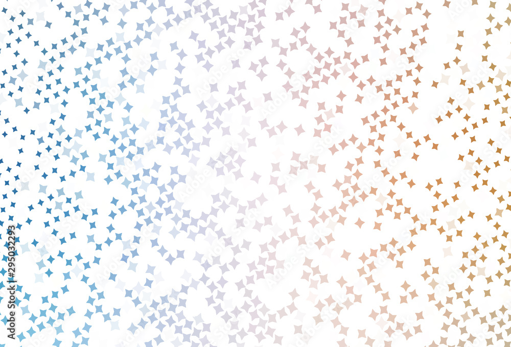 Light Blue, Yellow vector template with sky stars. Light Blue, Yellow vector template with sky stars.