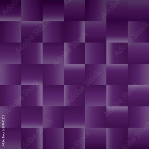 Abstract background dark violet gradient in square shape.