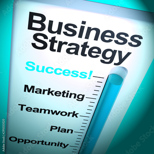 Photography Business strategy or stratagem is important for corporate growth - 3d illustrati
