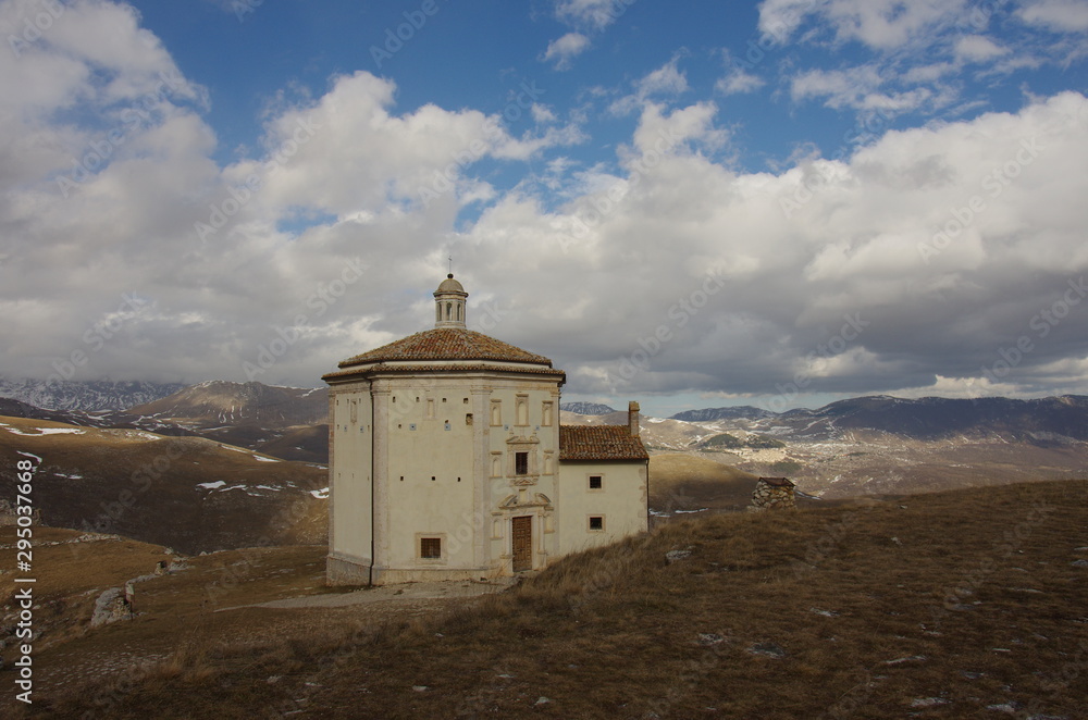 Church of Santa Maria della Pietà, a religious building located in Calascio near the Castle