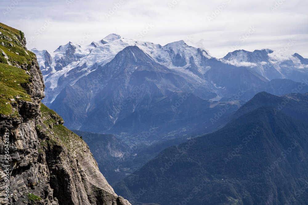 Mont-Blanc depuis la montagne de passy
