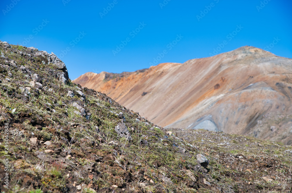 Beautiful scenario of Landmannalaugar, Iceland