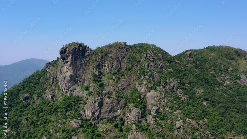 Lion Rock mountain in Hong Kong Lion Rock mountain in Hong Kong