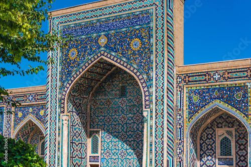 Iwan of the Tilya-Kori Madrasa, Registan, Samarkand