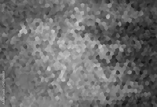 Light Gray vector pattern with colorful hexagons.