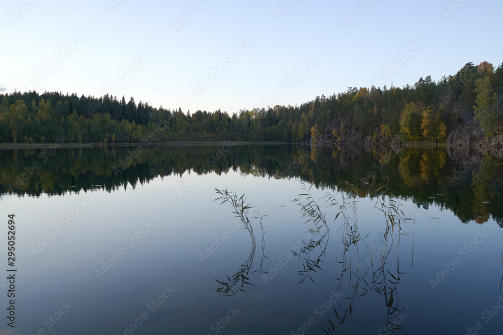 Autumn Lake Landscape
