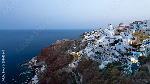 Santorini Dämmerung