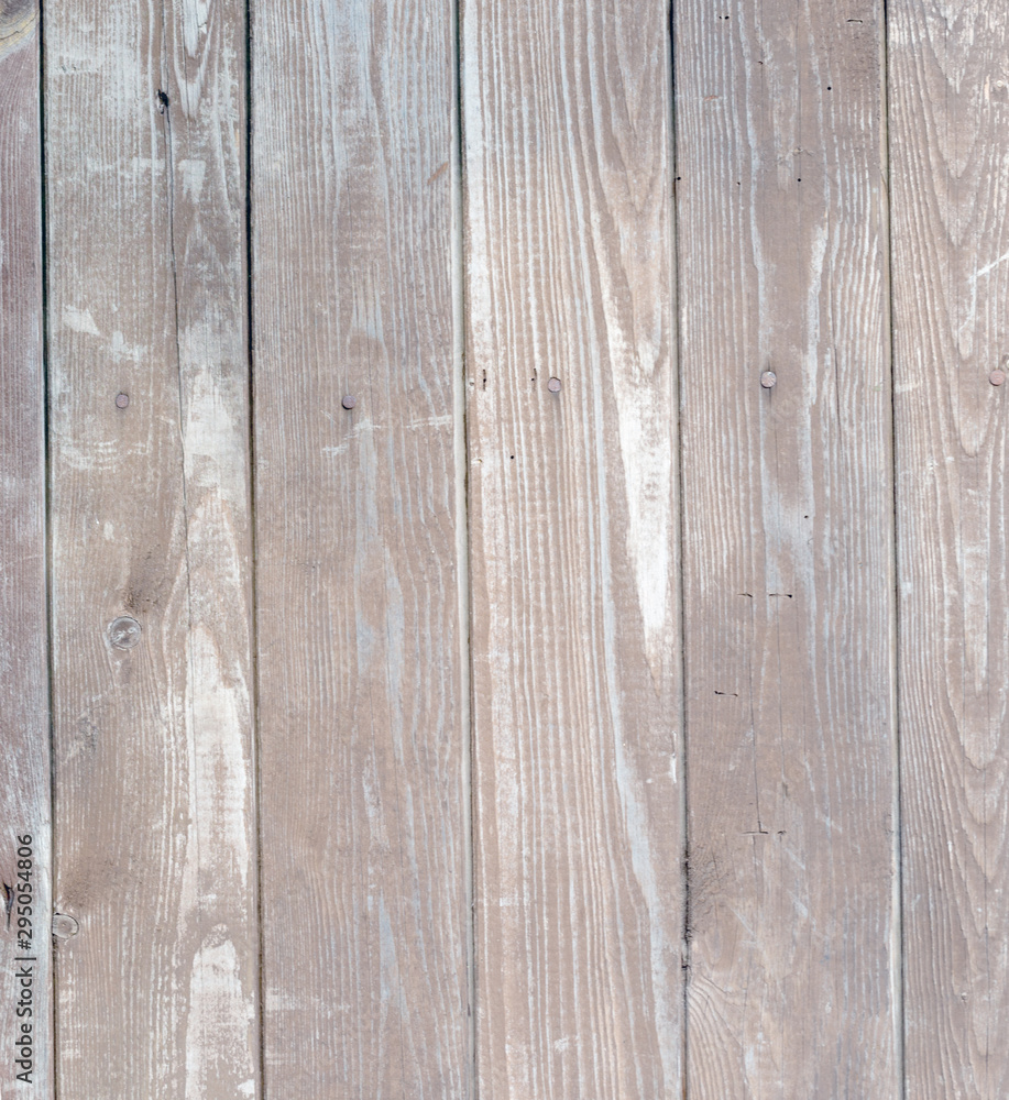 Fototapeta premium Structure of old wooden boards, background.