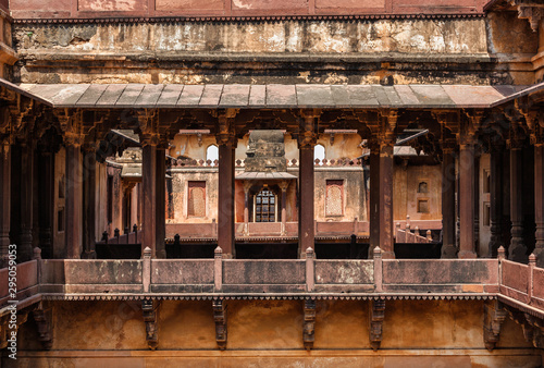 Datia palace in Madhya Pradesh, India photo