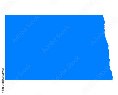 Karte von North Dakota