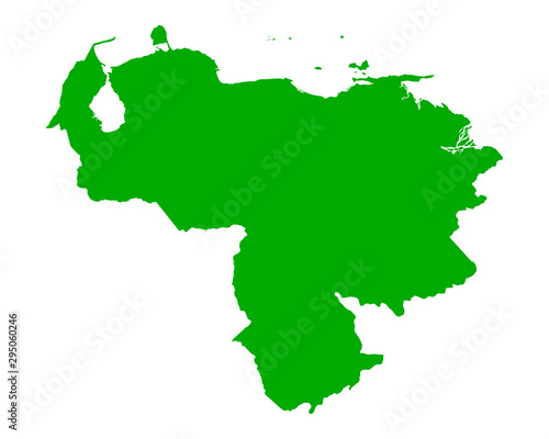 Karte von Venezuela
