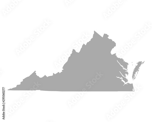 Karte von Virginia