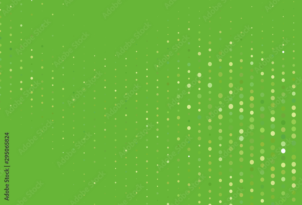 Light Green, Yellow vector backdrop with dots.