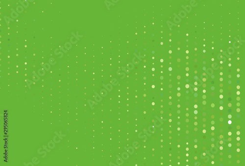 Light Green, Yellow vector backdrop with dots.