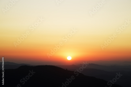 Sunrise in the Mountains in Brazil