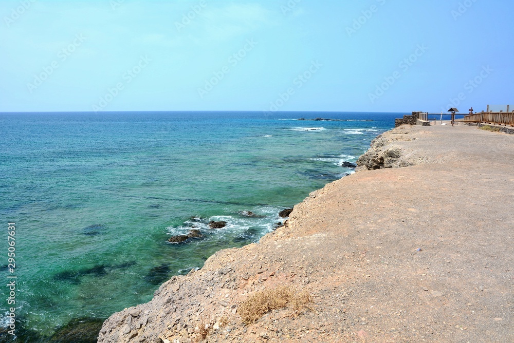 View of Atlantic Ocean from Punta Jandia, Fuerteventura