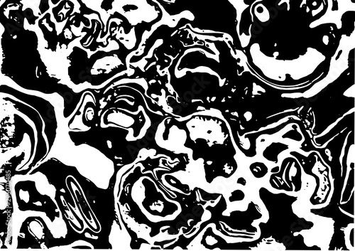 Black and out abstract vector textures