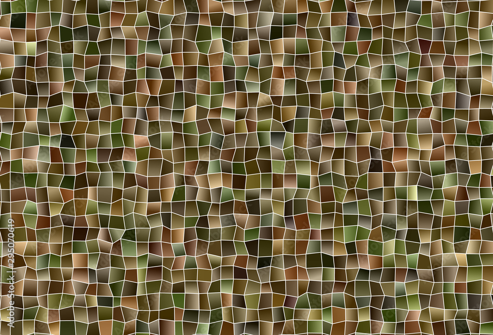 Fototapeta premium Dark Green, Yellow vector layout with lines, rectangles.