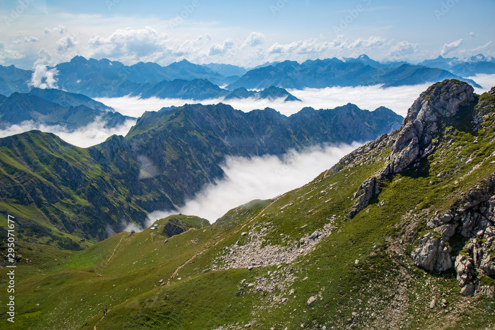 Obraz premium Nebelhorn - Allgäu - Alpen