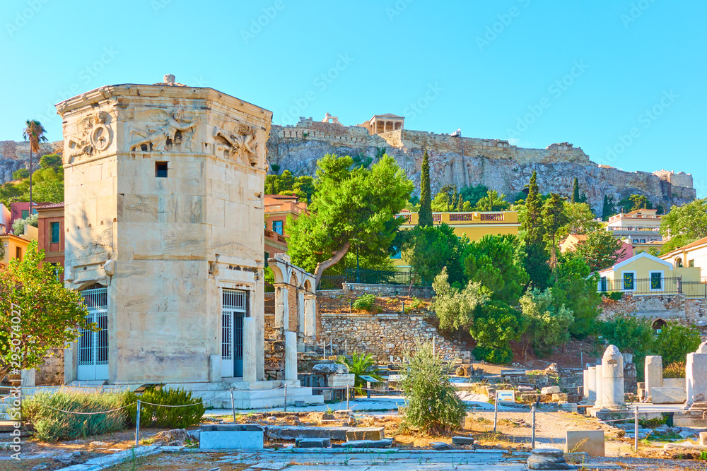 Ruins of Roman Forum  and Acropolis hill
