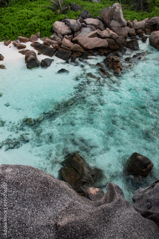 Fototapeta premium blue lagoon , seychells