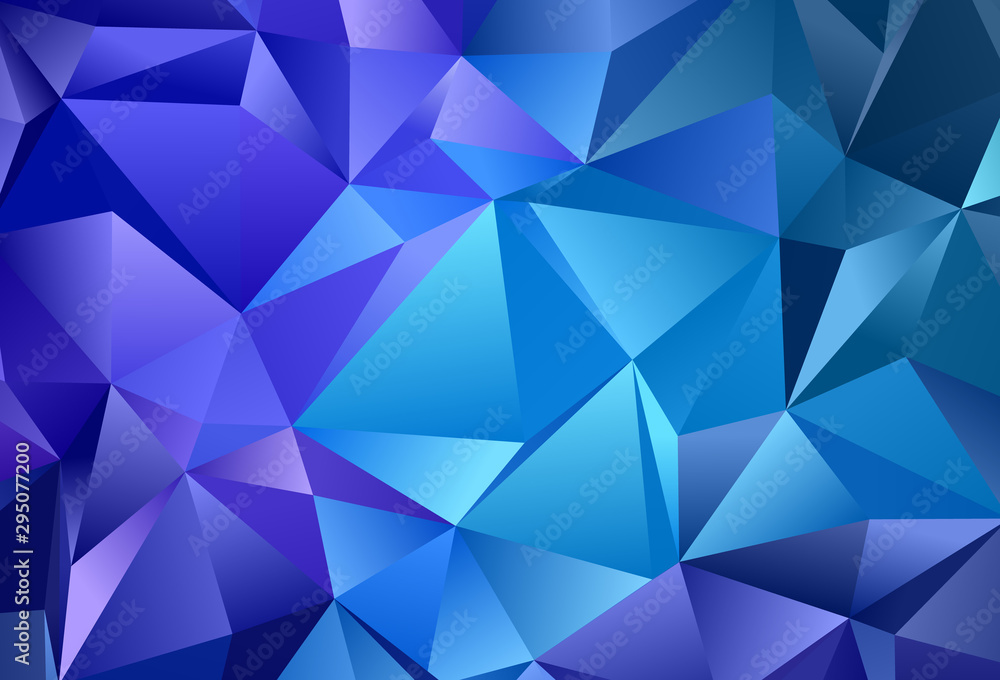 Dark BLUE vector pattern with polygonal style. Dark BLUE vector pattern with polygonal style.