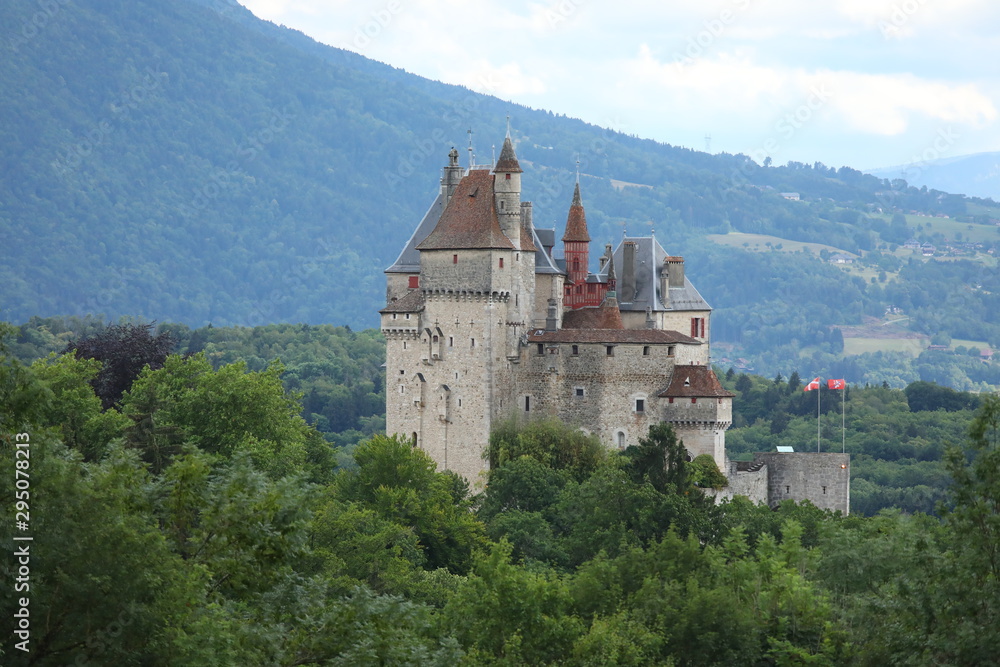 An ancient castle throughout Europe