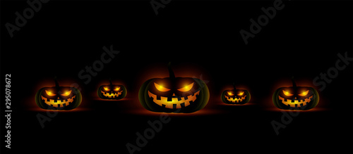 zucche Halloween, zucca Halloween, spaventose, paura, terrore