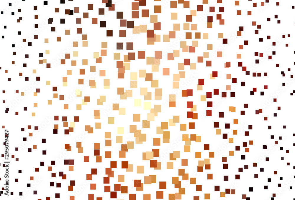 Light Orange vector pattern in square style. Light Orange vector pattern in square style.