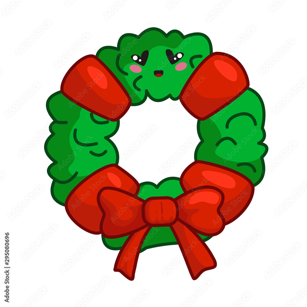 Obraz premium vector kawaii Christmas collection