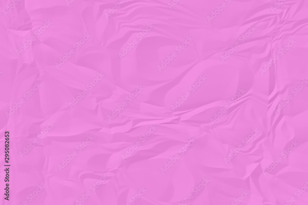 Fototapeta premium crumpled pink paper background close up
