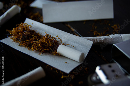 rolling cigarette, smoking