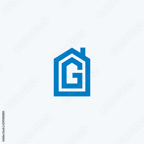 Free Download Initial letter G house logo icon design  minimalist monogram building property real estate symbol concept  vector - GFXLoad