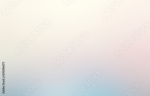 White pink blue blur simple background. Interactive formless pattern abstract. Delicate subtle plain illustration.