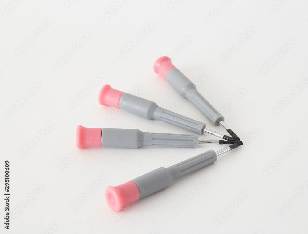Set in the shape of screwdrivers Set in the shape of screwdrivers