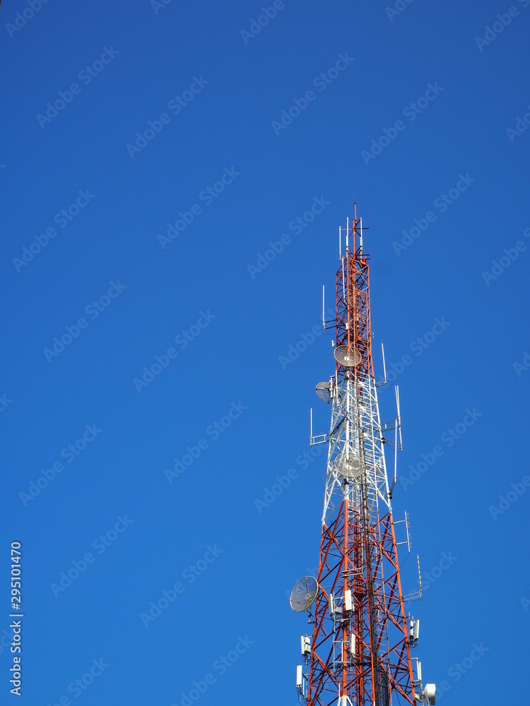 Transmission tower. Telephone pole, old telephone, cut against the sky. Transmission tower. Telephone pole, old telephone, cut against the sky.