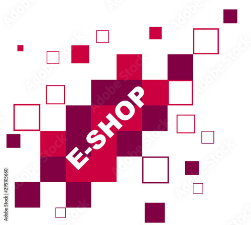 red vector banner eshop