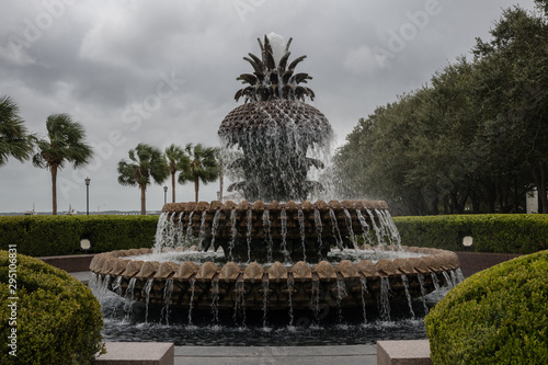 Pineapple Fountain at the Waterfront park in Charleston, South Carolina