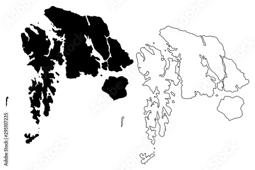 Petersburg Borough, Alaska (Boroughs and census areas in Alaska, United States of America,USA, U.S., US) map vector illustration, scribble sketch Petersburg map