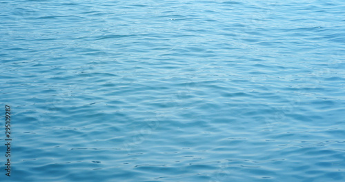 Sea water wave in blue