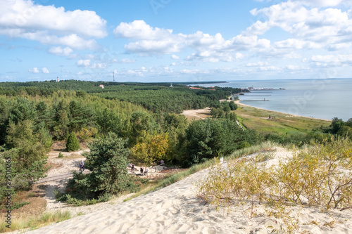 Billede på lærred Hohe Düne in Nida Nidden auf der kurischen Nehrung in Litauen