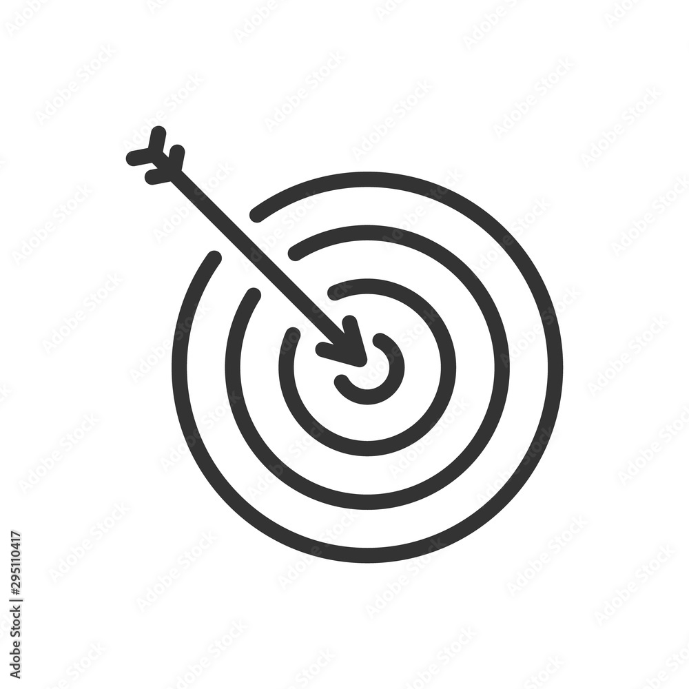 target and arrow outline ui web icon. target and arrow vector icon for web, mobile and user interface design isolated on white background target and arrow outline ui web icon. target and arrow vector icon for web, mobile and user interface design isolated on white background